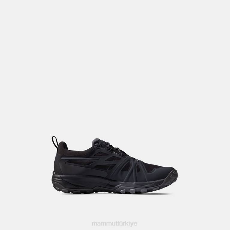 Mammut düşük ayakkabı siyah-titanyum erkekler LV8J377