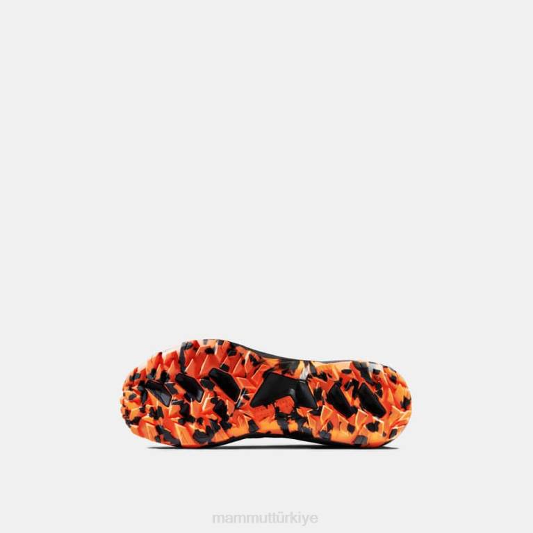 Mammut sertig ii düşük ayakkabı siyah-canlı turuncu erkekler LV8J321