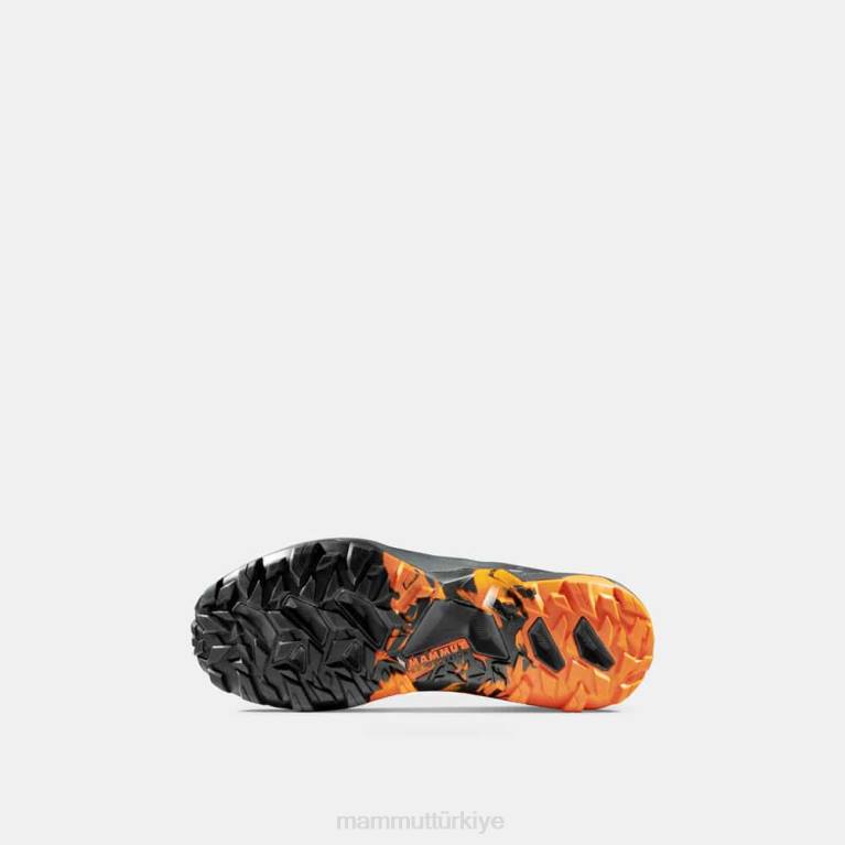 Mammut Sertig tr düşük ayakkabı siyah-koyu mandalina erkekler LV8J315
