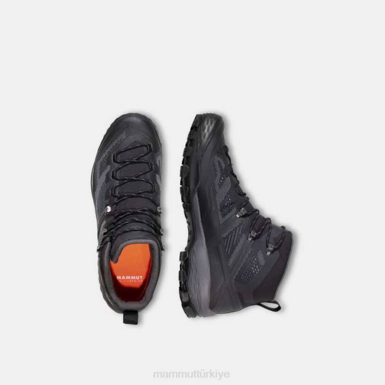 Mammut ducan orta gtx ayakkabı siyah-koyu titanyum erkekler LV8J352