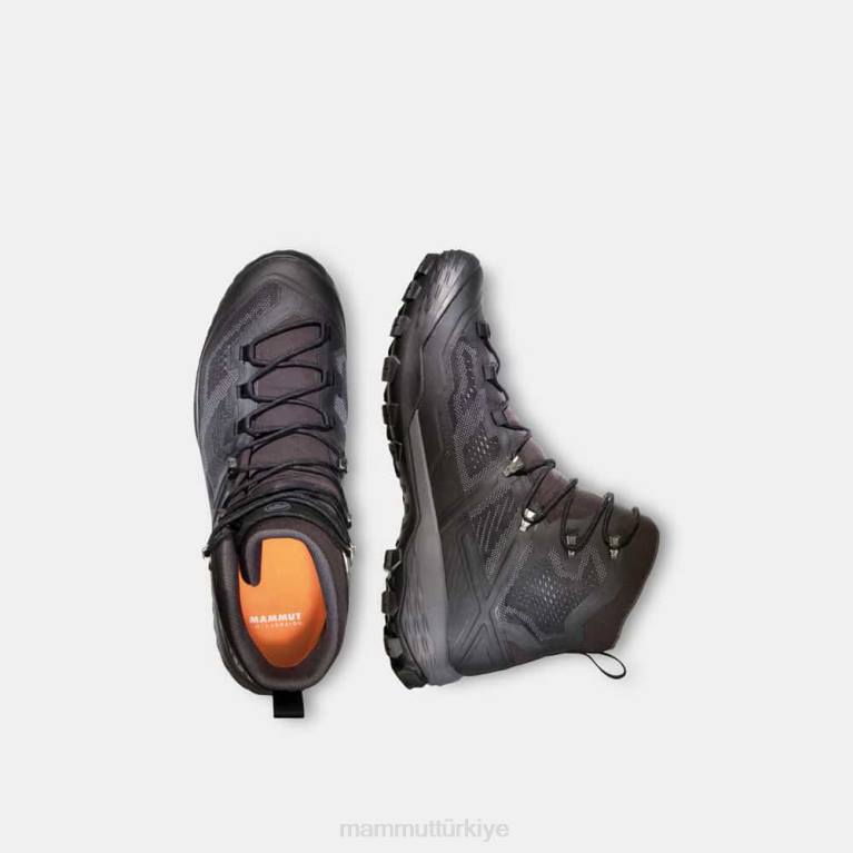 Mammut ducan yüksek gtx ayakkabı siyah erkekler LV8J319