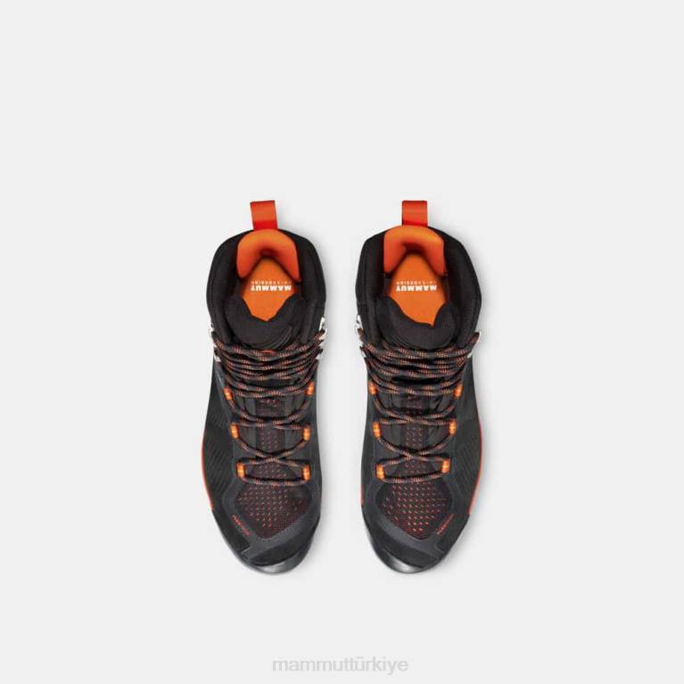 Mammut sapuen yüksek gtx ayakkabı siyah-sıcak kırmızı erkekler LV8J1206