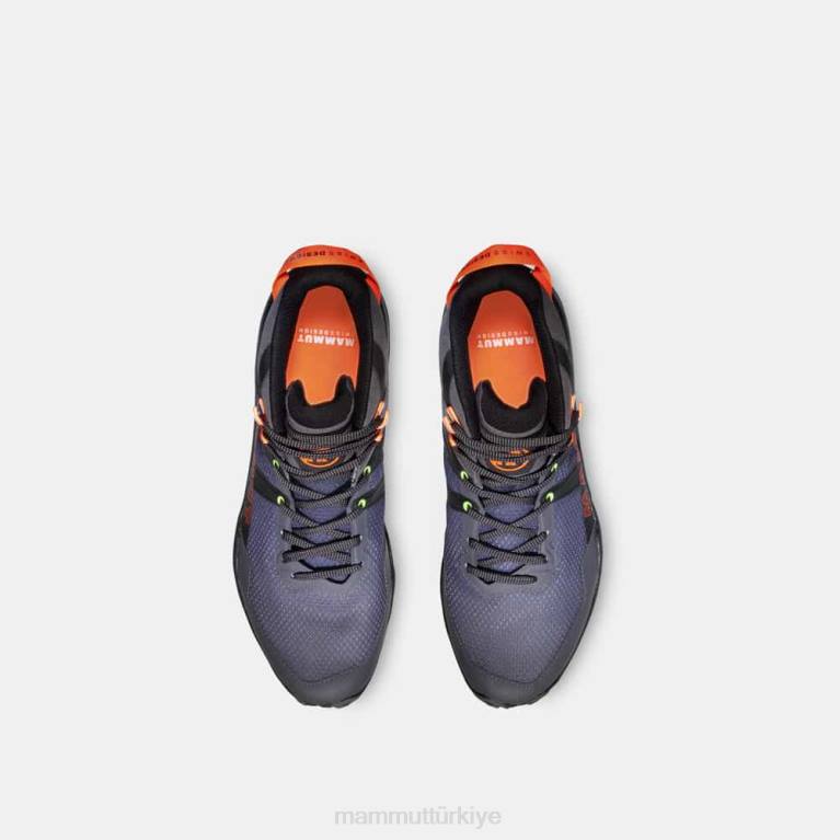 Mammut sertig ii mid gtx ayakkabı koyu titanyum canlı turuncu erkekler LV8J322