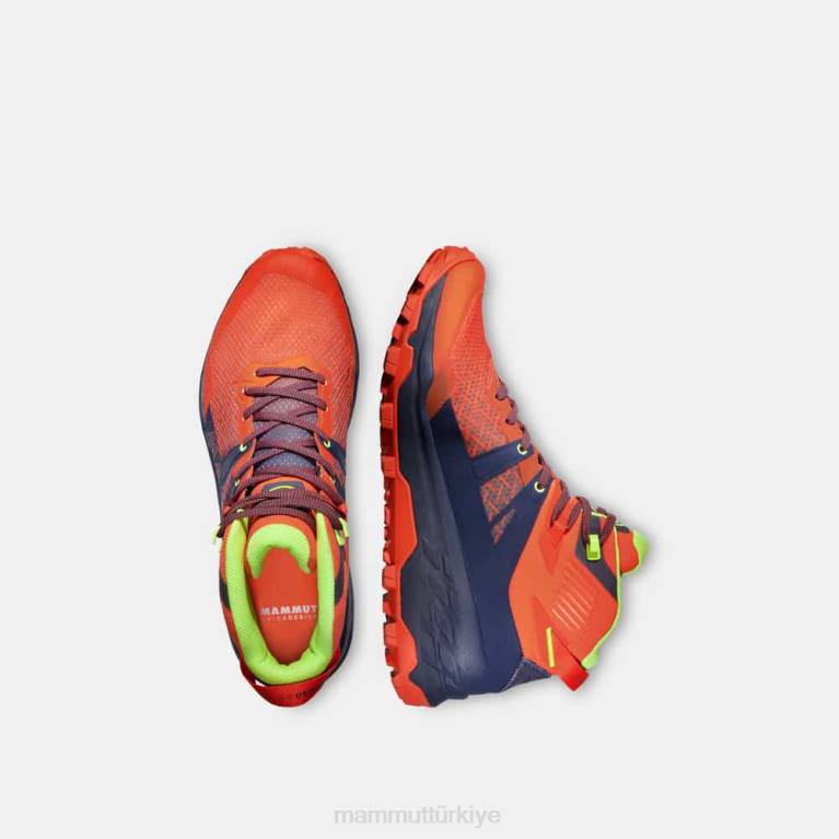 Mammut sertig ii mid gtx ayakkabı sıcak kızıl deniz erkekler LV8J1228