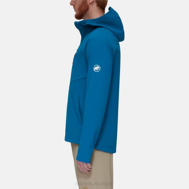 Mammut Nihai rahatlık yani kapüşonlu ceket Giyim derin buz erkekler LV8J727