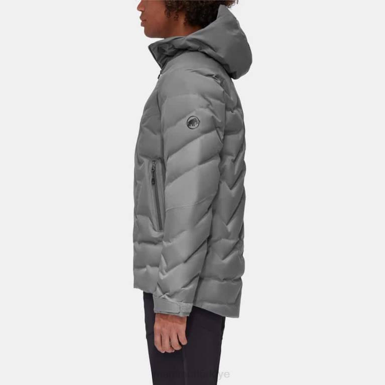 Mammut Photics hs termo kapüşonlu ceket Giyim titanyum erkekler LV8J42