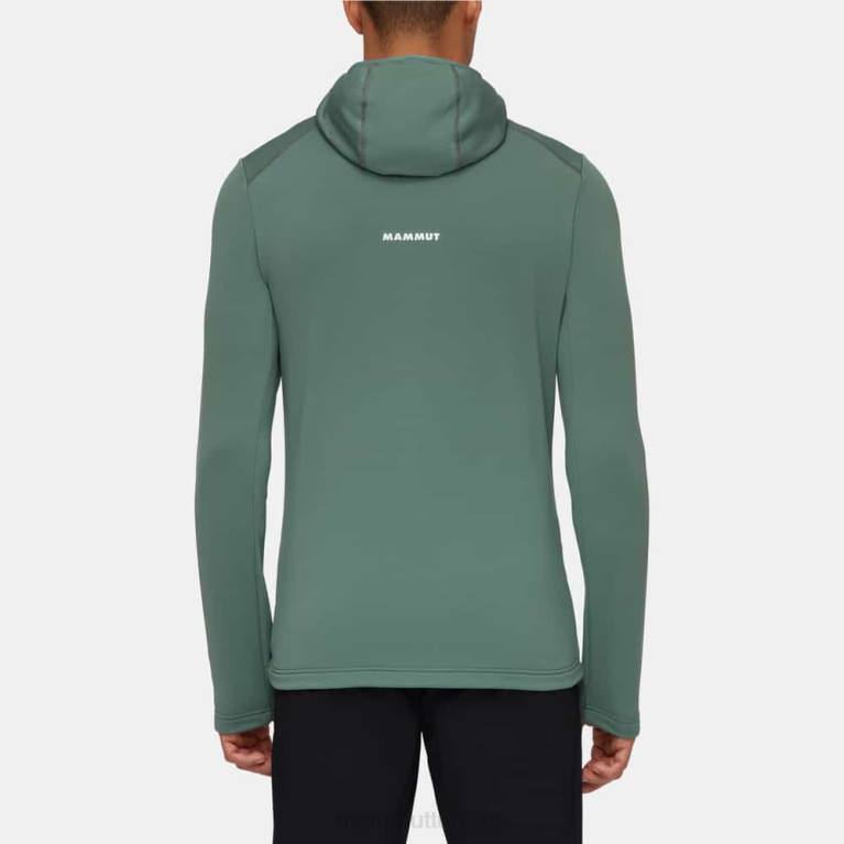 Mammut aconcagua hafif ml kapüşonlu ceket Giyim koyu yeşim erkekler LV8J993