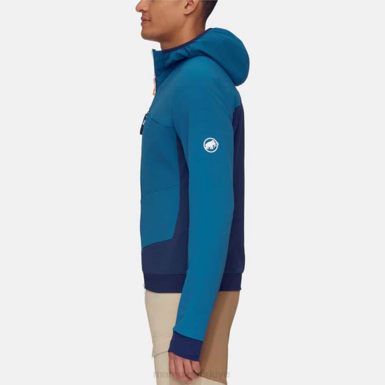 Mammut aenergy so hybrid kapüşonlu ceket Giyim derin buz deniz erkekler LV8J663