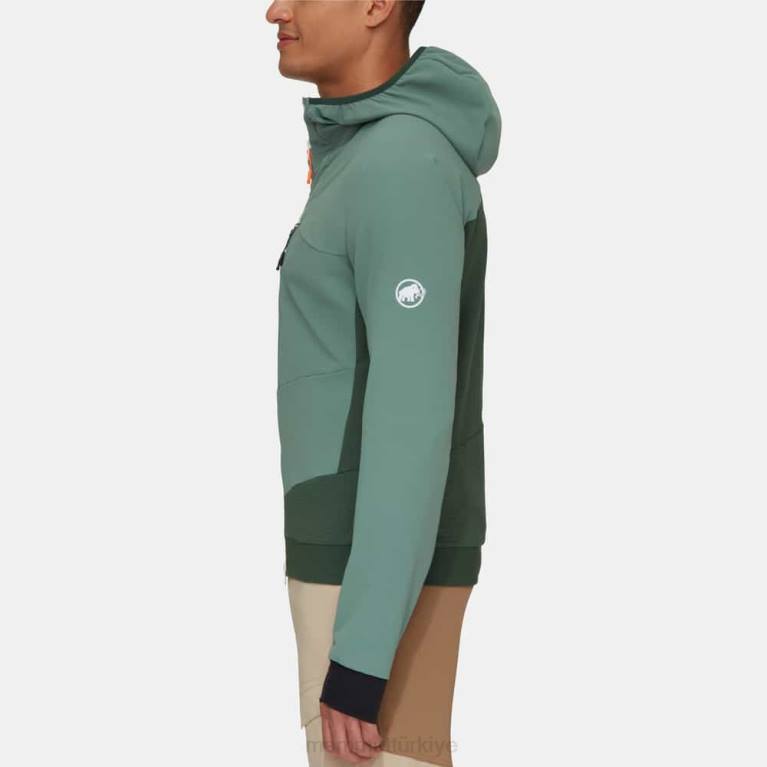 Mammut aenergy so hybrid kapüşonlu ceket Giyim koyu yeşim-ağaçları erkekler LV8J664