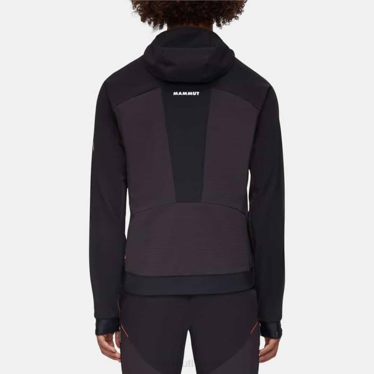 Mammut aenergy so hybrid kapüşonlu ceket Giyim siyah-canlı turuncu erkekler LV8J14