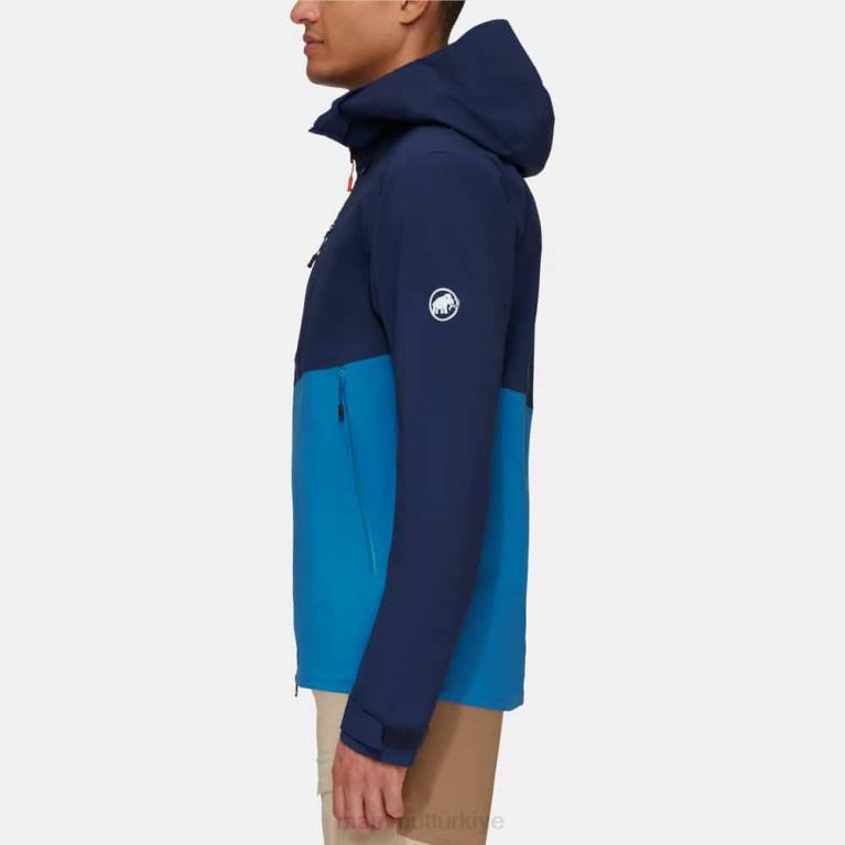 Mammut alto rehberi hs kapüşonlu ceket Giyim derin buz deniz erkekler LV8J699