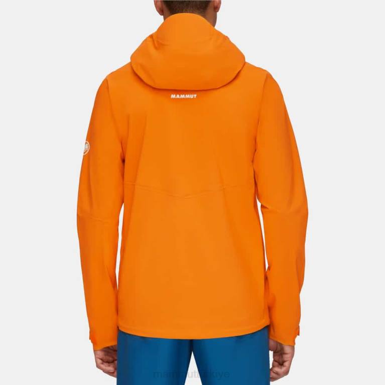 Mammut alto rehberi hs kapüşonlu ceket Giyim koyu mandalina erkekler LV8J697