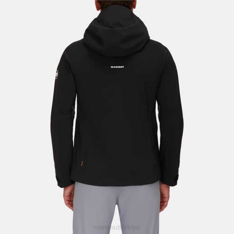 Mammut alto rehberi hs kapüşonlu ceket Giyim siyah erkekler LV8J36