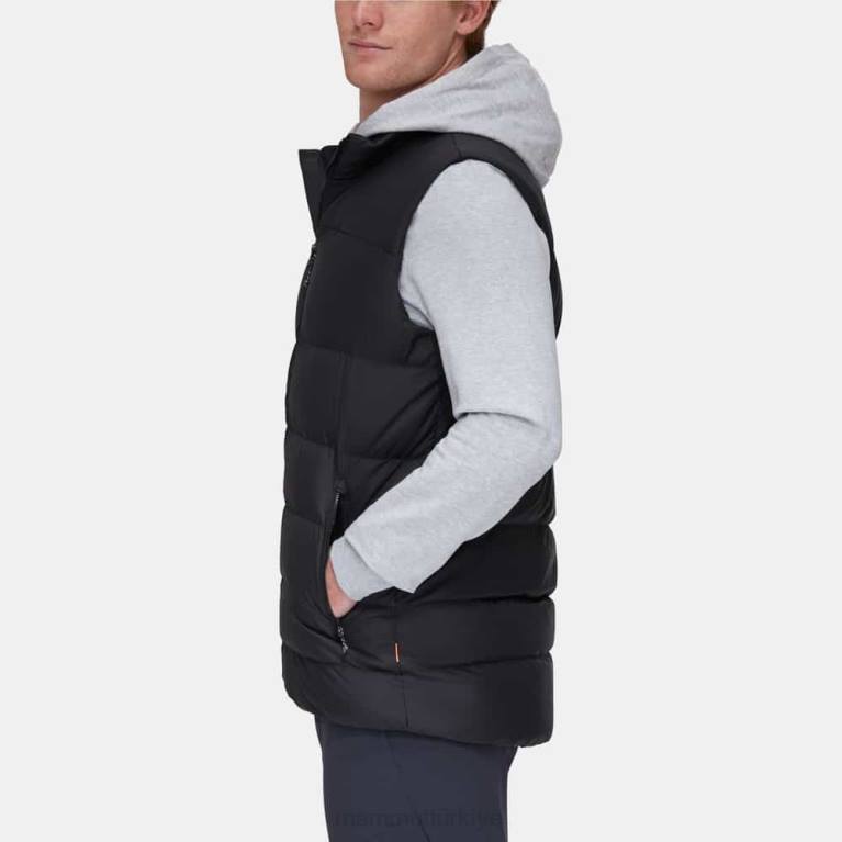 Mammut beyaz boynuzlu yelek Giyim siyah erkekler LV8J35