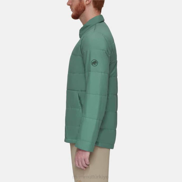 Mammut ceketli seon ışığı Giyim koyu yeşim erkekler LV8J776