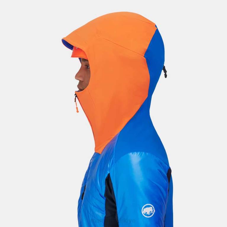 Mammut eisfeld so hybrid kapüşonlu ceket Giyim azurit gecesi erkekler LV8J28
