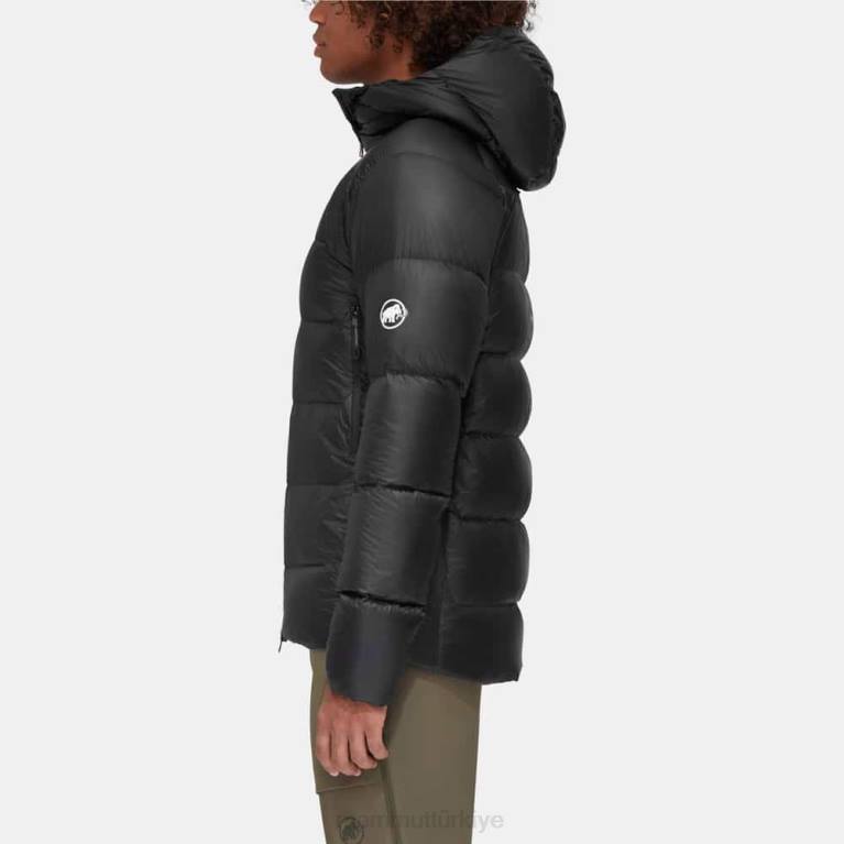 Mammut kapüşonlu ceketli meron Giyim siyah erkekler LV8J722