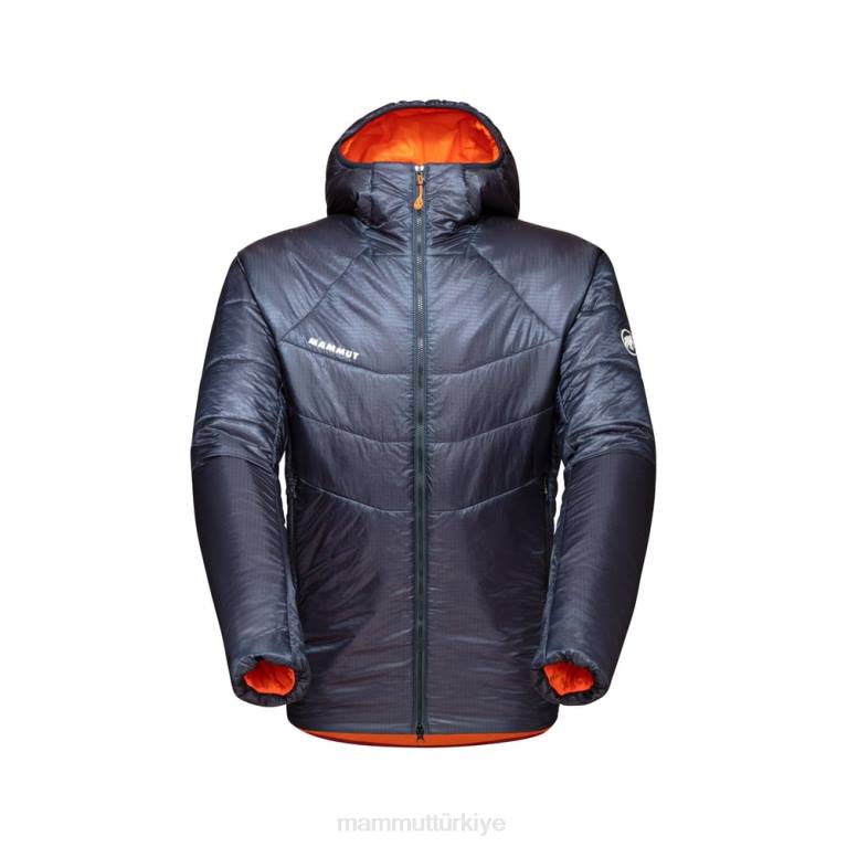 Mammut kapüşonlu cekette hafif eigerjoch Giyim gece erkekler LV8J650