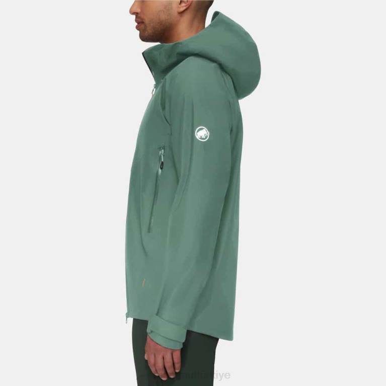 Mammut krater iv hs kapüşonlu ceket Giyim koyu yeşim erkekler LV8J13