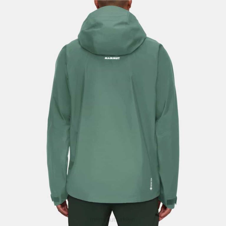 Mammut krater iv hs kapüşonlu ceket Giyim koyu yeşim erkekler LV8J13
