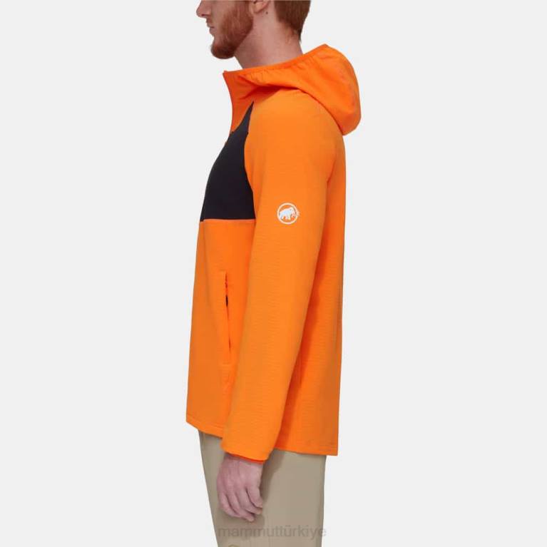 Mammut madris hafif ml kapüşonlu ceket Giyim koyu mandalina erkekler LV8J648