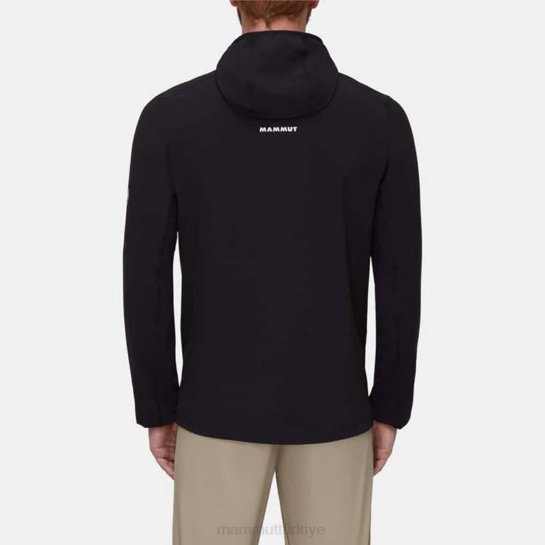Mammut madris hafif ml kapüşonlu ceket Giyim siyah erkekler LV8J645