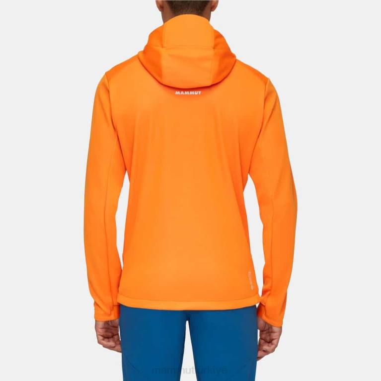 Mammut nihai vii so kapüşonlu ceket Giyim koyu mandalina erkekler LV8J742