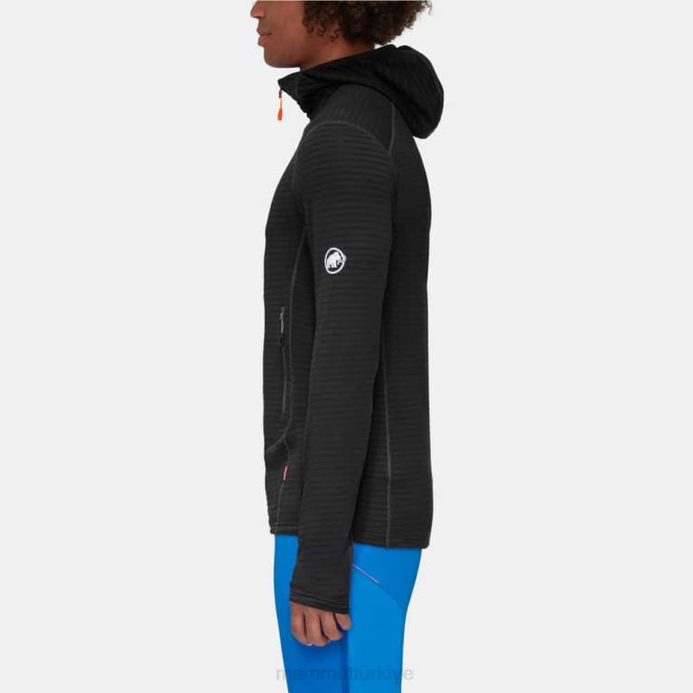 Mammut taiss hafif ml kapüşonlu ceket Giyim siyah erkekler LV8J636