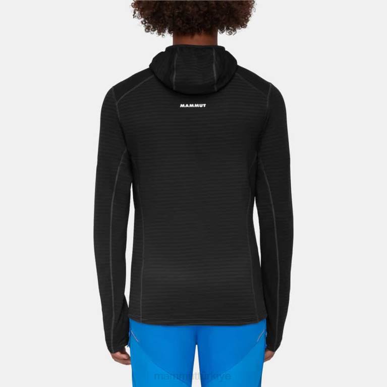 Mammut taiss hafif ml kapüşonlu ceket Giyim siyah erkekler LV8J636