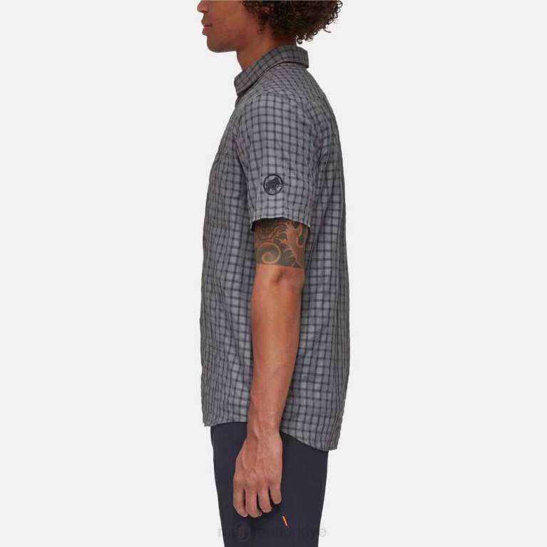 Mammut lenni gömlek Giyim titanyum-hayalet erkekler LV8J162