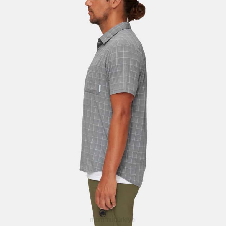 Mammut trovat iz gömlek Giyim titanyum erkekler LV8J1030