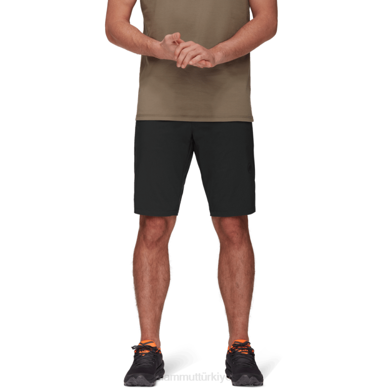 Mammut yürüyüş şortu Giyim siyah erkekler LV8J1081