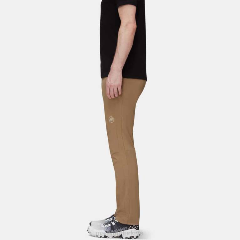 Mammut yürüyüş pantolonu Giyim koyu kum erkekler LV8J1078