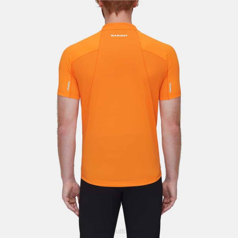 Mammut aenergy fl yarım fermuarlı t-shirt Giyim mandalina-koyu mandalina erkekler LV8J852