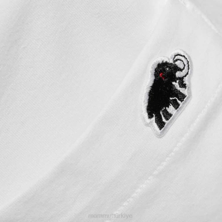 Mammut dağ cepli t-shirt Giyim beyaz erkekler LV8J107