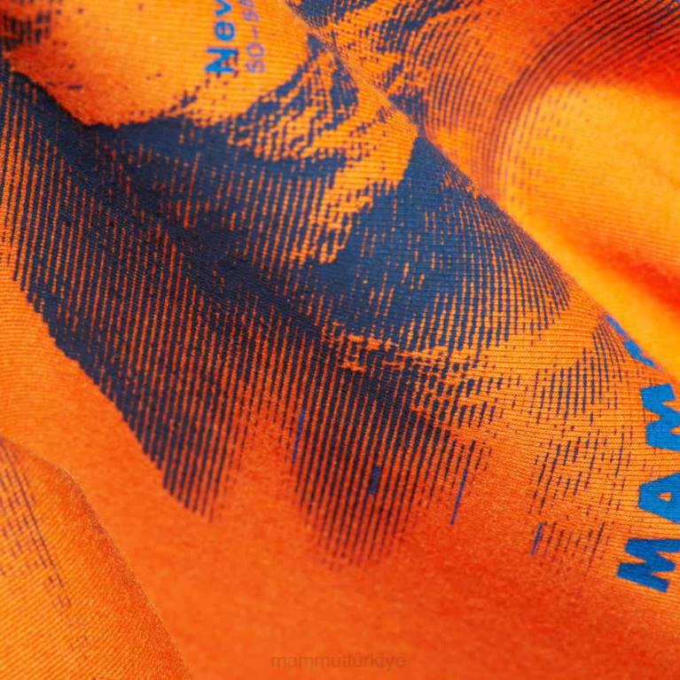 Mammut dağ tişörtü hrnligrat Giyim koyu mandalina erkekler LV8J672