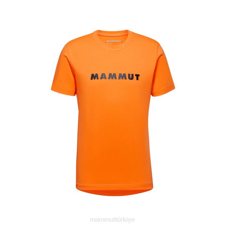 Mammut çekirdek t-shirt logosu Giyim koyu mandalina erkekler LV8J173