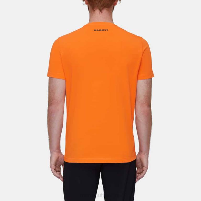 Mammut çekirdek t-shirt logosu Giyim koyu mandalina erkekler LV8J173