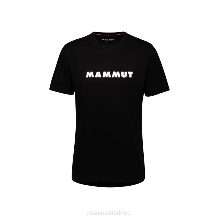 Mammut çekirdek t-shirt logosu Giyim siyah erkekler LV8J954