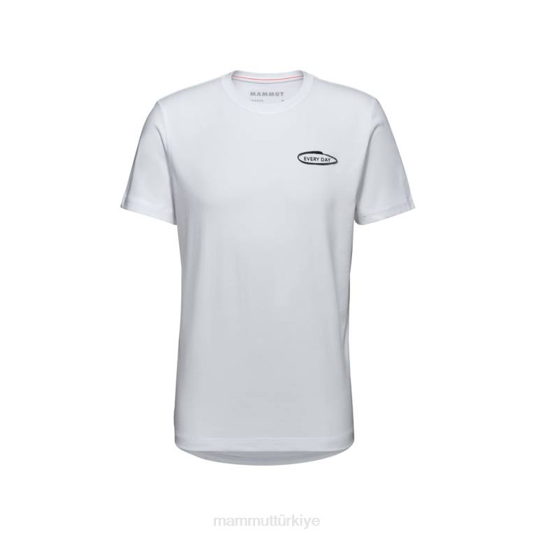 Mammut her gün çekirdek tişört Giyim beyaz erkekler LV8J814