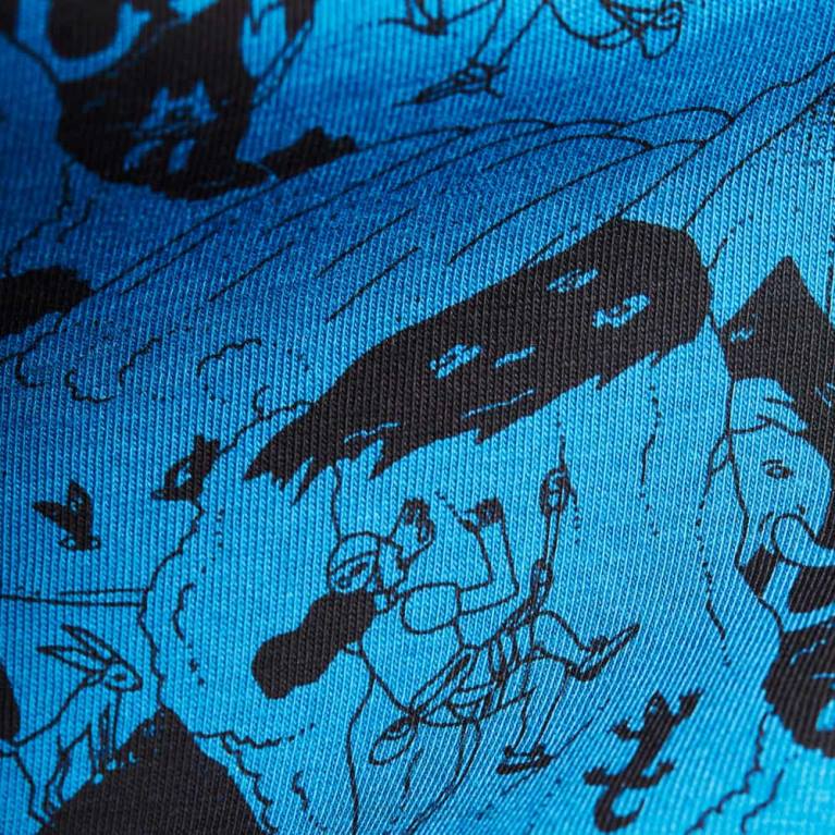 Mammut massone tişörtü tırmanma sahnesi Giyim derin buz siyahı erkekler LV8J1108