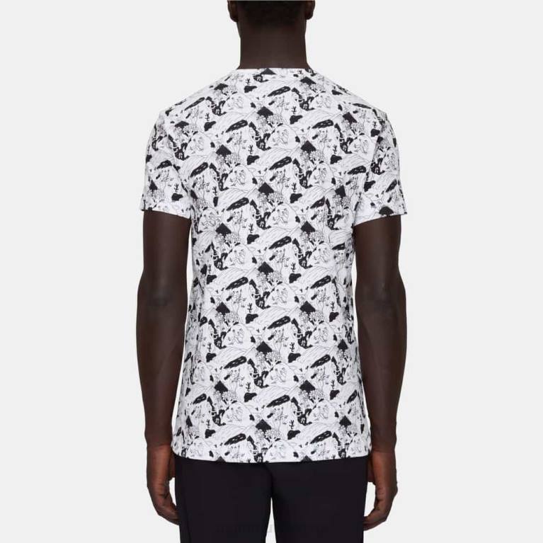 Mammut massone tişörtü tırmanma sahnesi Giyim siyah beyaz erkekler LV8J258