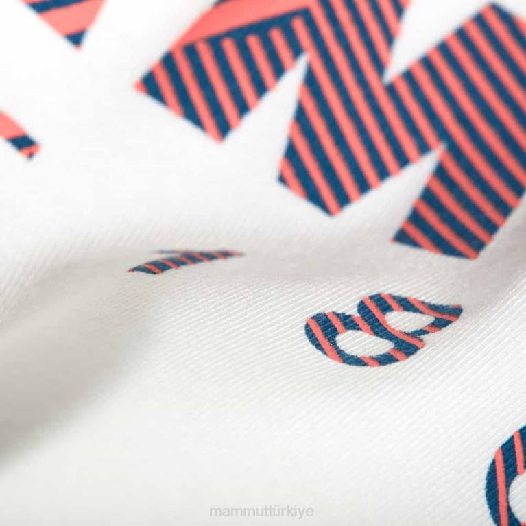 Mammut trovat t-shirt logosu Giyim Beyaz kapalı erkekler LV8J881