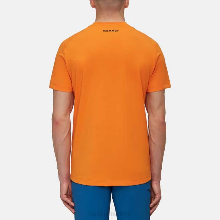 Mammut trovat t-shirt logosu Giyim koyu mandalina erkekler LV8J882