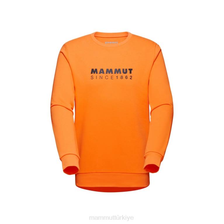 Mammut core ml sıfır yaka logosu Giyim koyu mandalina erkekler LV8J1037