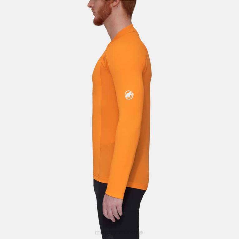 Mammut aenergy fl yarım fermuarlı uzun kollu Giyim mandalina-koyu mandalina erkekler LV8J851