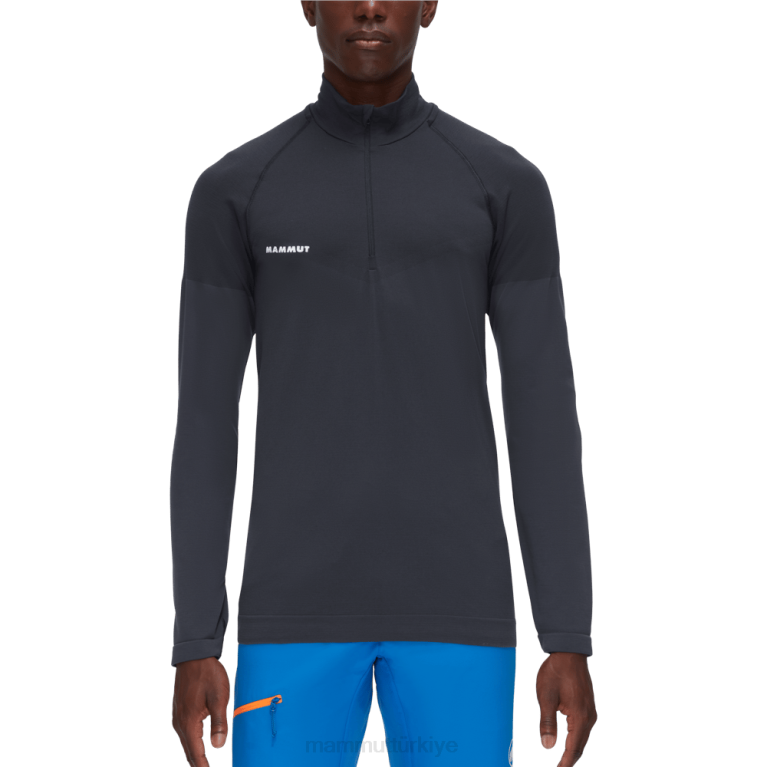 Mammut trift yarım fermuarlı uzun kollu Giyim siyah erkekler LV8J223