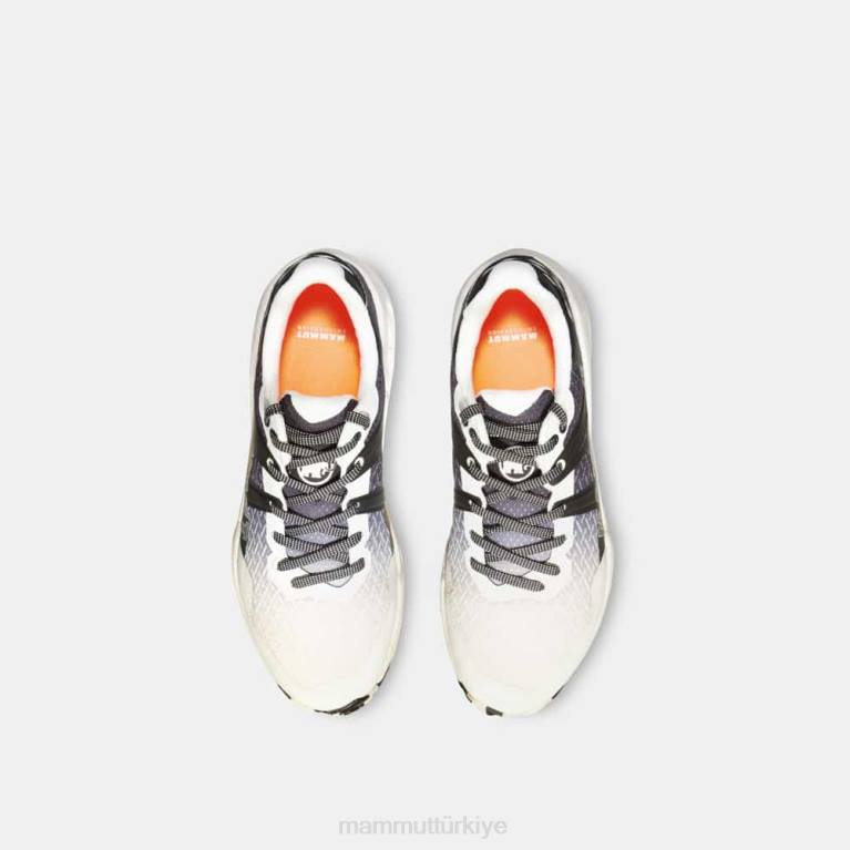 Mammut sertig ii düşük ayakkabı parlak beyaz-siyah kadınlar LV8J347