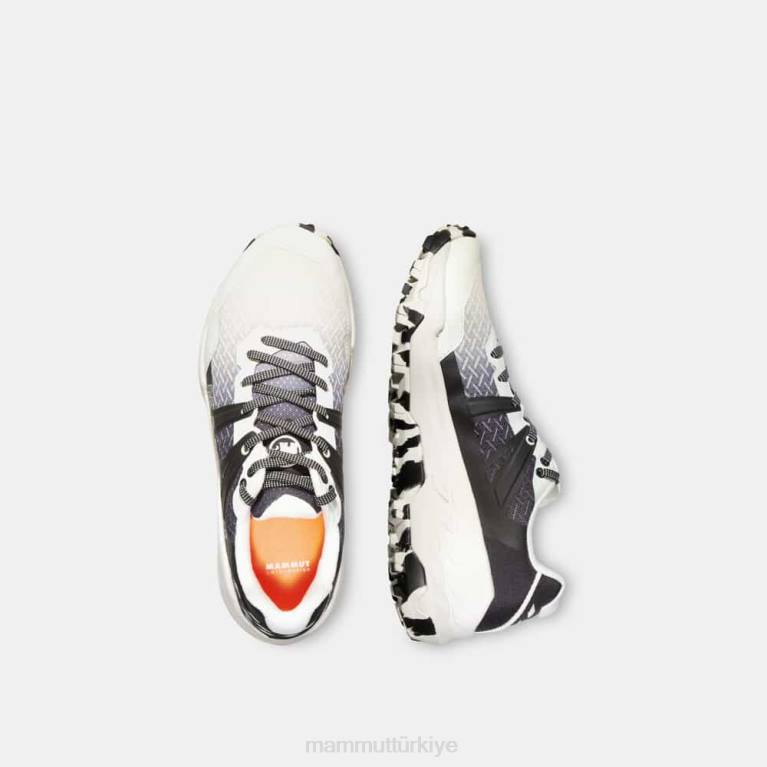 Mammut sertig ii düşük ayakkabı parlak beyaz-siyah kadınlar LV8J347