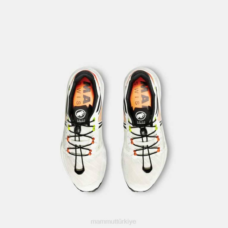 Mammut Sertig tr düşük ayakkabı beyaz-koyu mandalina kadınlar LV8J349